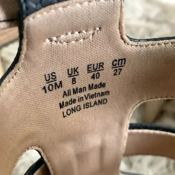 Dr. Scholl's Shoes Women's Long Island Ankle Straps Black Sandal Size 10 Medium - Picture 4 of 17